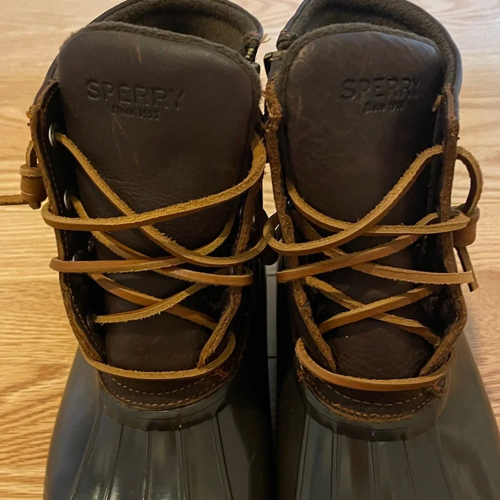 Sperry Waterproof Rubber Saltwater Duck Boots